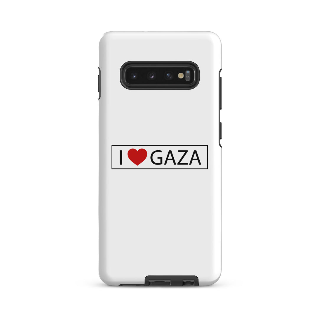 Tough case for Samsung® - I Love Gaza, Samsung Glossy Samsung Galaxy S10 Plus