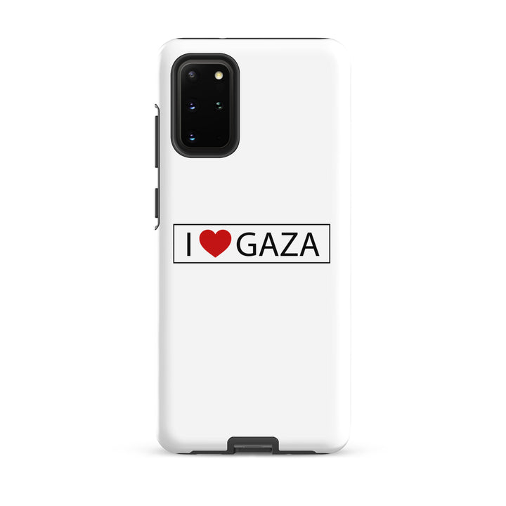 Tough case for Samsung® - I Love Gaza, Samsung Glossy Samsung Galaxy S20 Plus