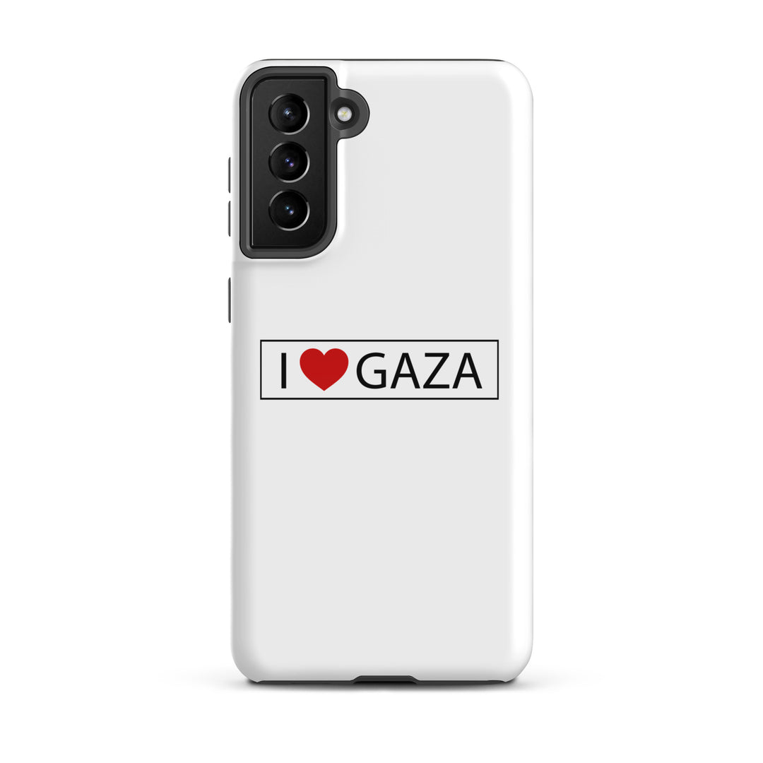 Tough case for Samsung® - I Love Gaza, Samsung Glossy Samsung Galaxy S21 Plus