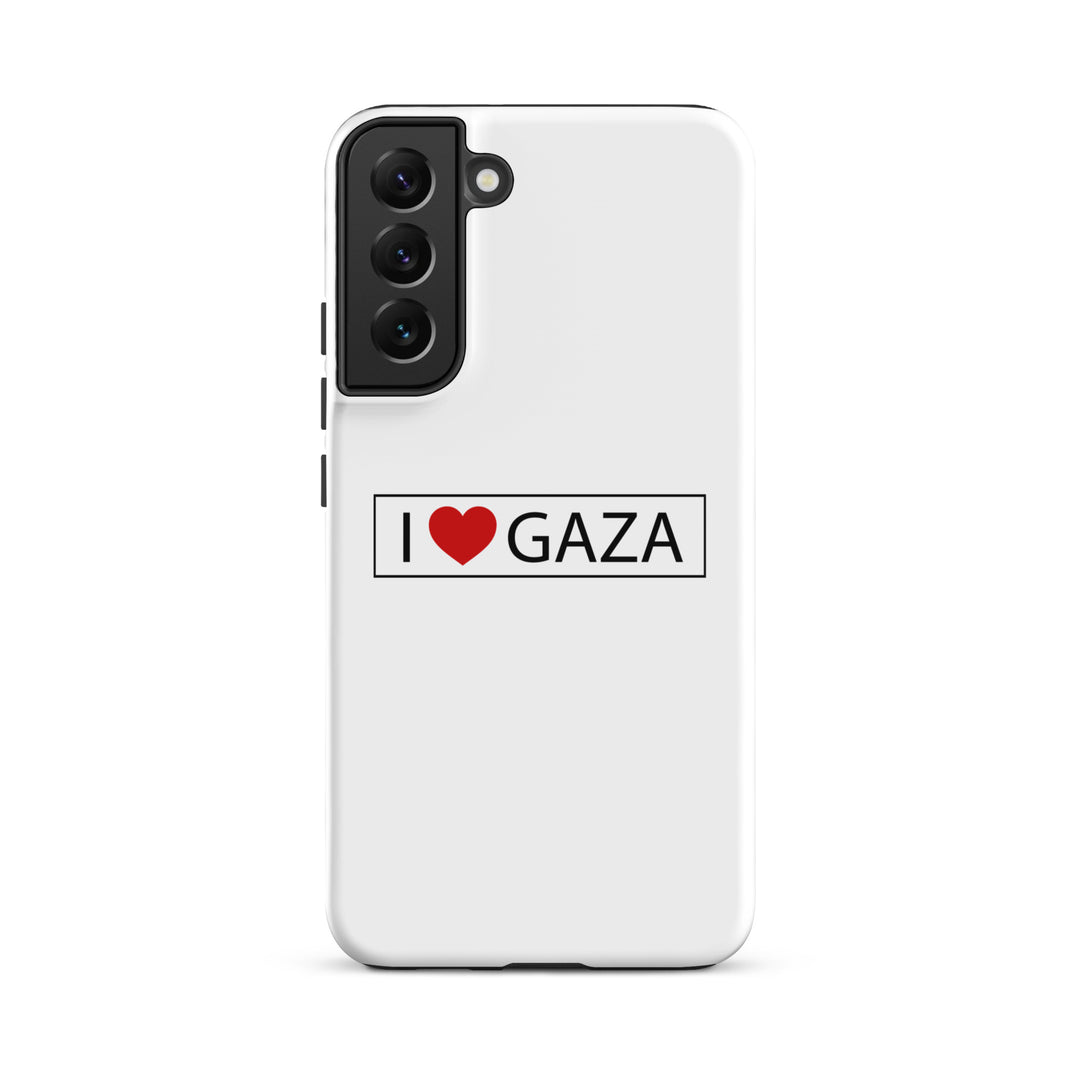 Tough case for Samsung® - I Love Gaza, Samsung Glossy Samsung Galaxy S22 Plus