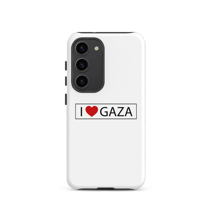 Tough case for Samsung® - I Love Gaza, Samsung Glossy Samsung Galaxy S23