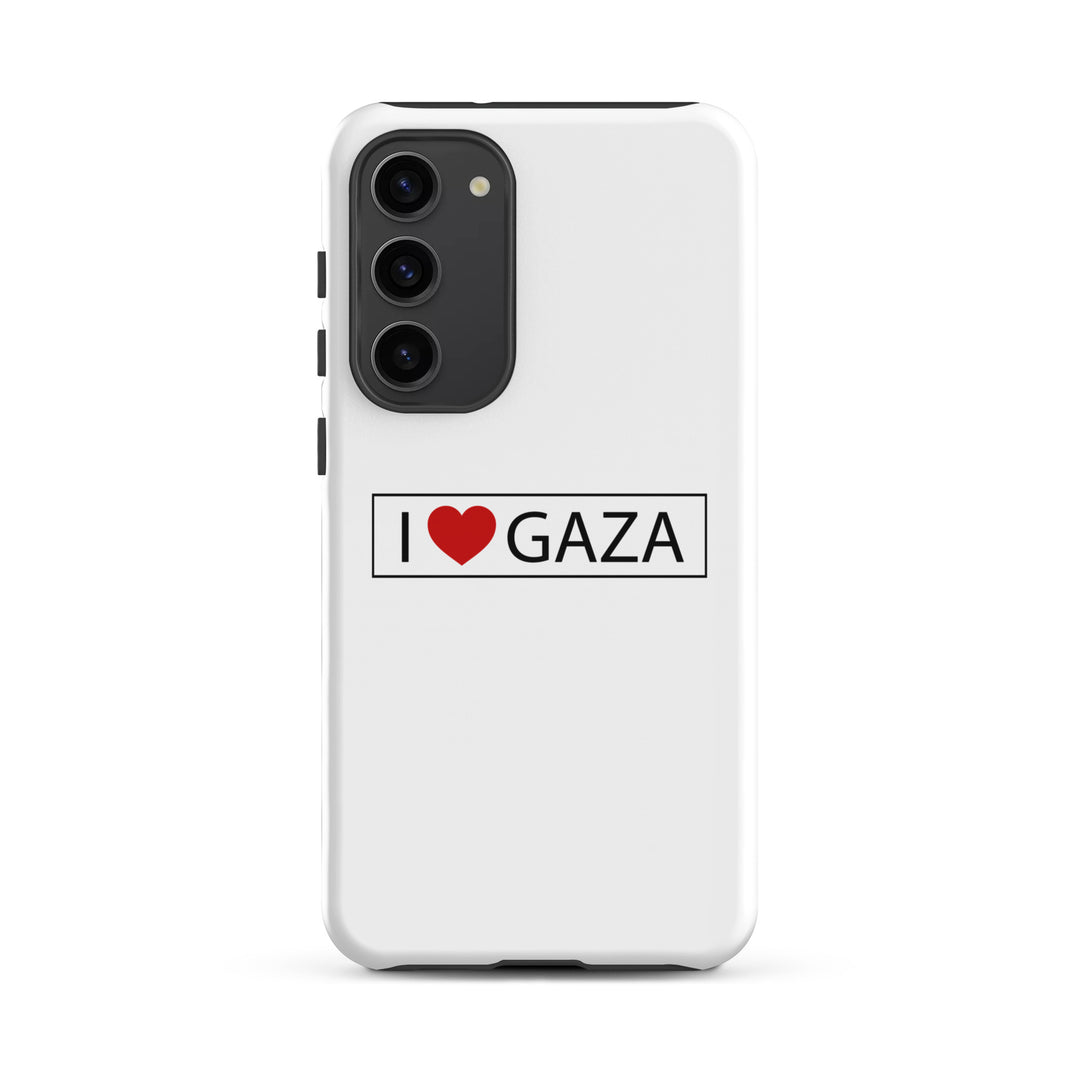Tough case for Samsung® - I Love Gaza, Samsung Glossy Samsung Galaxy S23 Plus