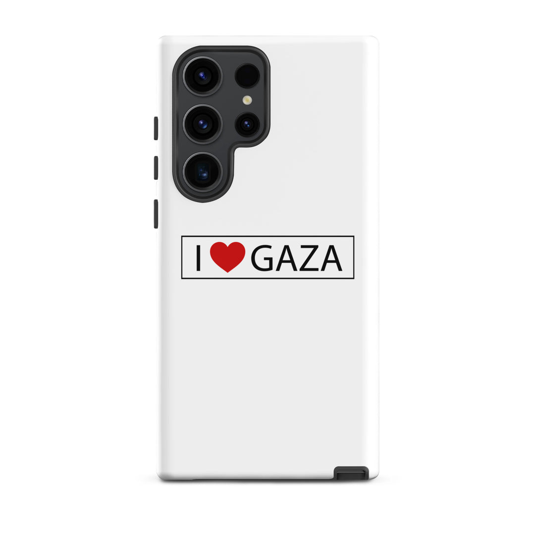 Tough case for Samsung® - I Love Gaza, Samsung Glossy Samsung Galaxy S23 Ultra
