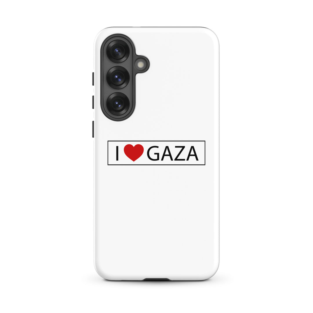 Tough case for Samsung® - I Love Gaza, Samsung Glossy Samsung Galaxy S25 Plus