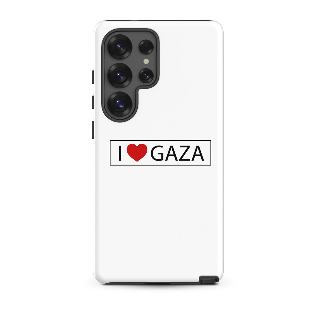 Tough case for Samsung® - I Love Gaza, Samsung Glossy Samsung Galaxy S25 Ultra