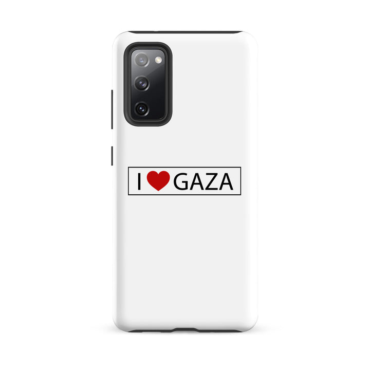 Tough case for Samsung® - I Love Gaza, Samsung Matte Samsung Galaxy S20 Fe