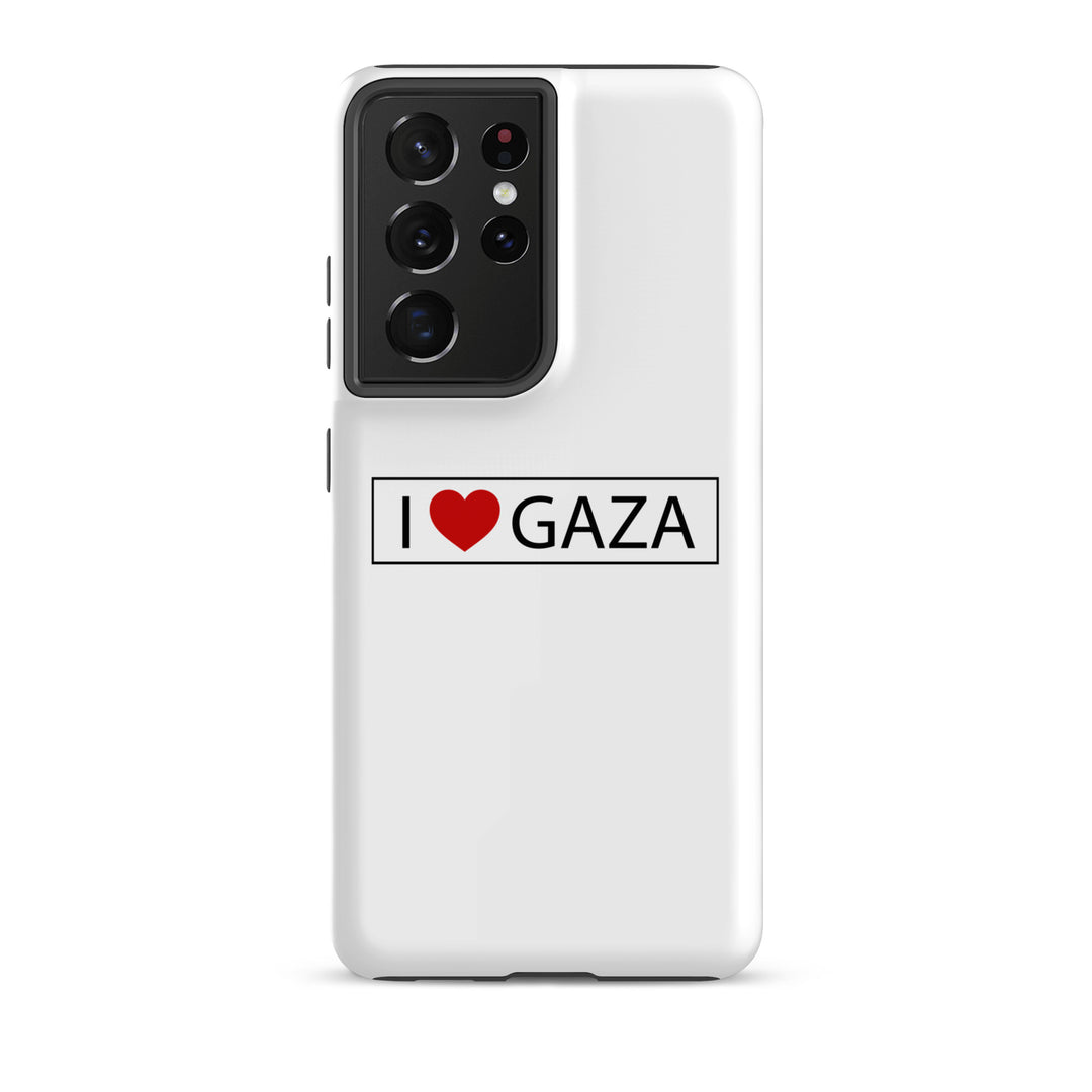 Tough case for Samsung® - I Love Gaza, Samsung Matte Samsung Galaxy S21 Ultra