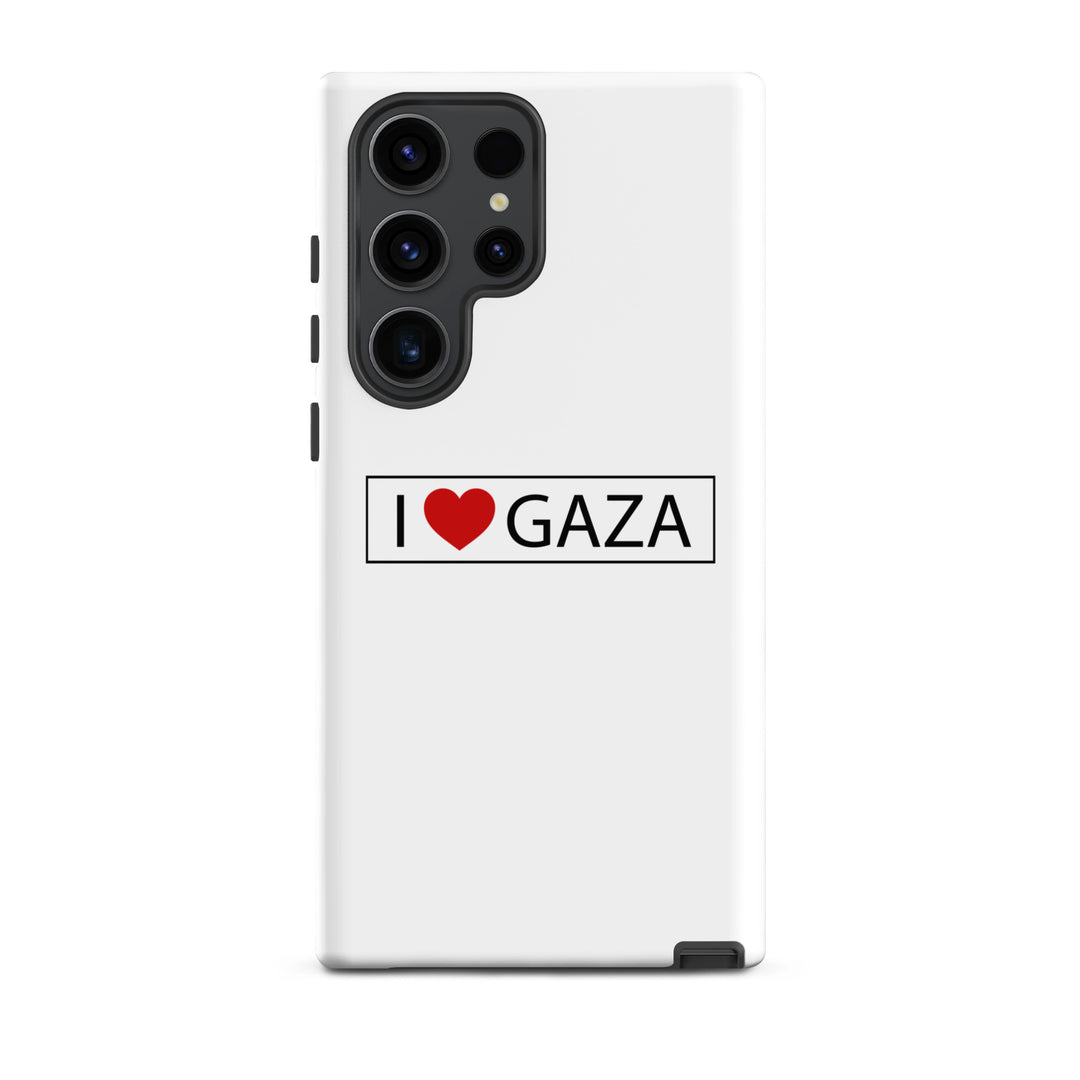 Tough case for Samsung® - I Love Gaza, Samsung Matte Samsung Galaxy S23 Ultra