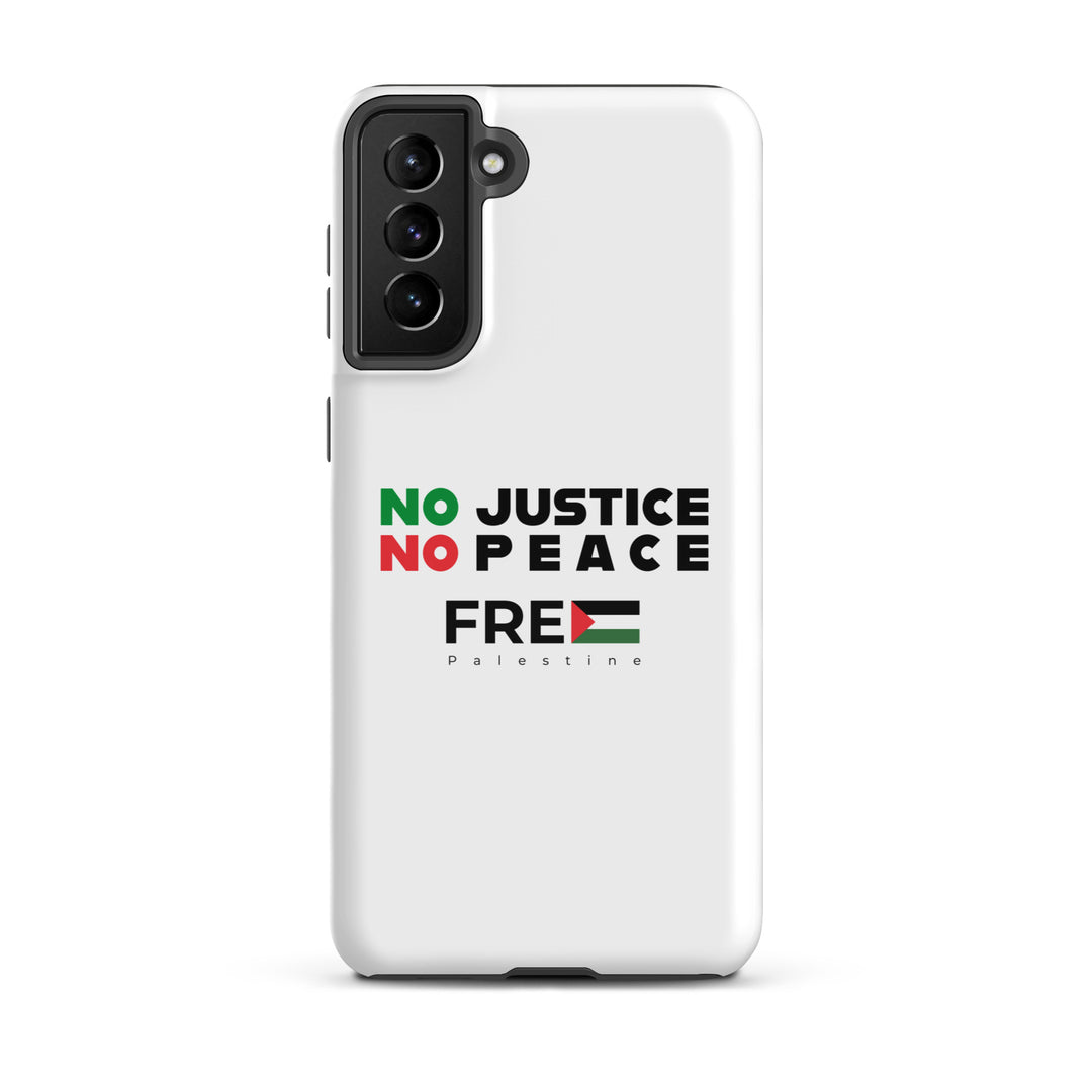 Tough Case for Samsung® - No Justice No Peace, Samsung Glossy Samsung Galaxy S21 Plus