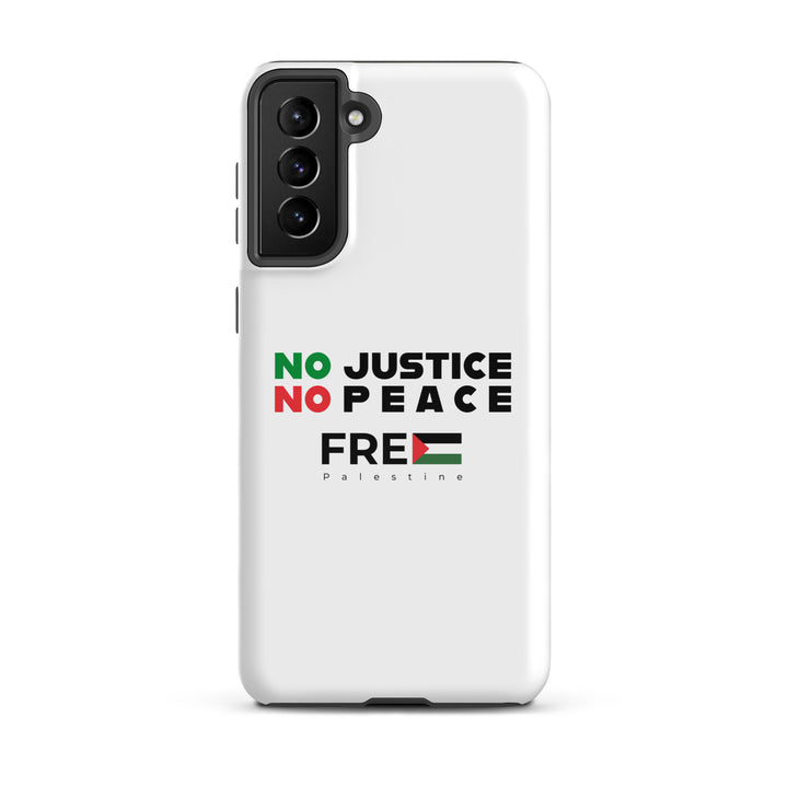 Tough Case for Samsung® - No Justice No Peace, Samsung Glossy Samsung Galaxy S21 Plus