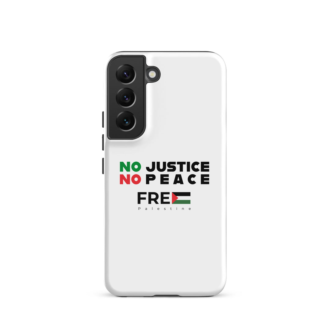 Tough Case for Samsung® - No Justice No Peace, Samsung Glossy Samsung Galaxy S22