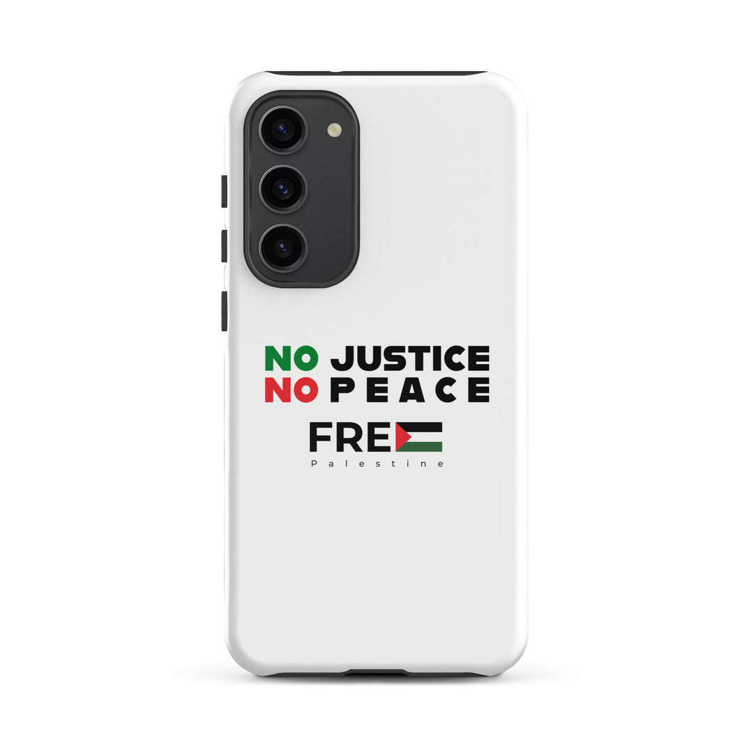 Tough Case for Samsung® - No Justice No Peace, Samsung Glossy Samsung Galaxy S23 Plus