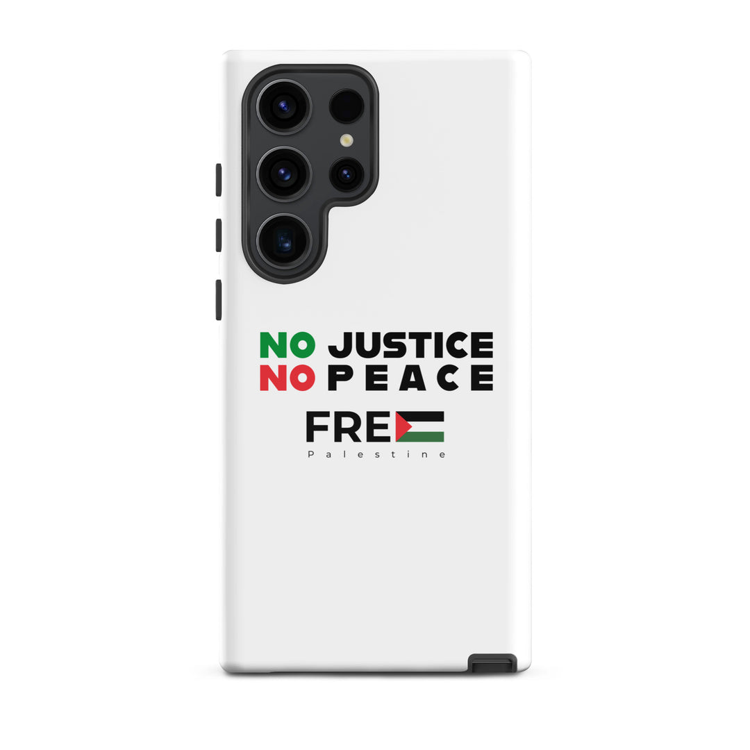 Tough Case for Samsung® - No Justice No Peace, Samsung Glossy Samsung Galaxy S23 Ultra