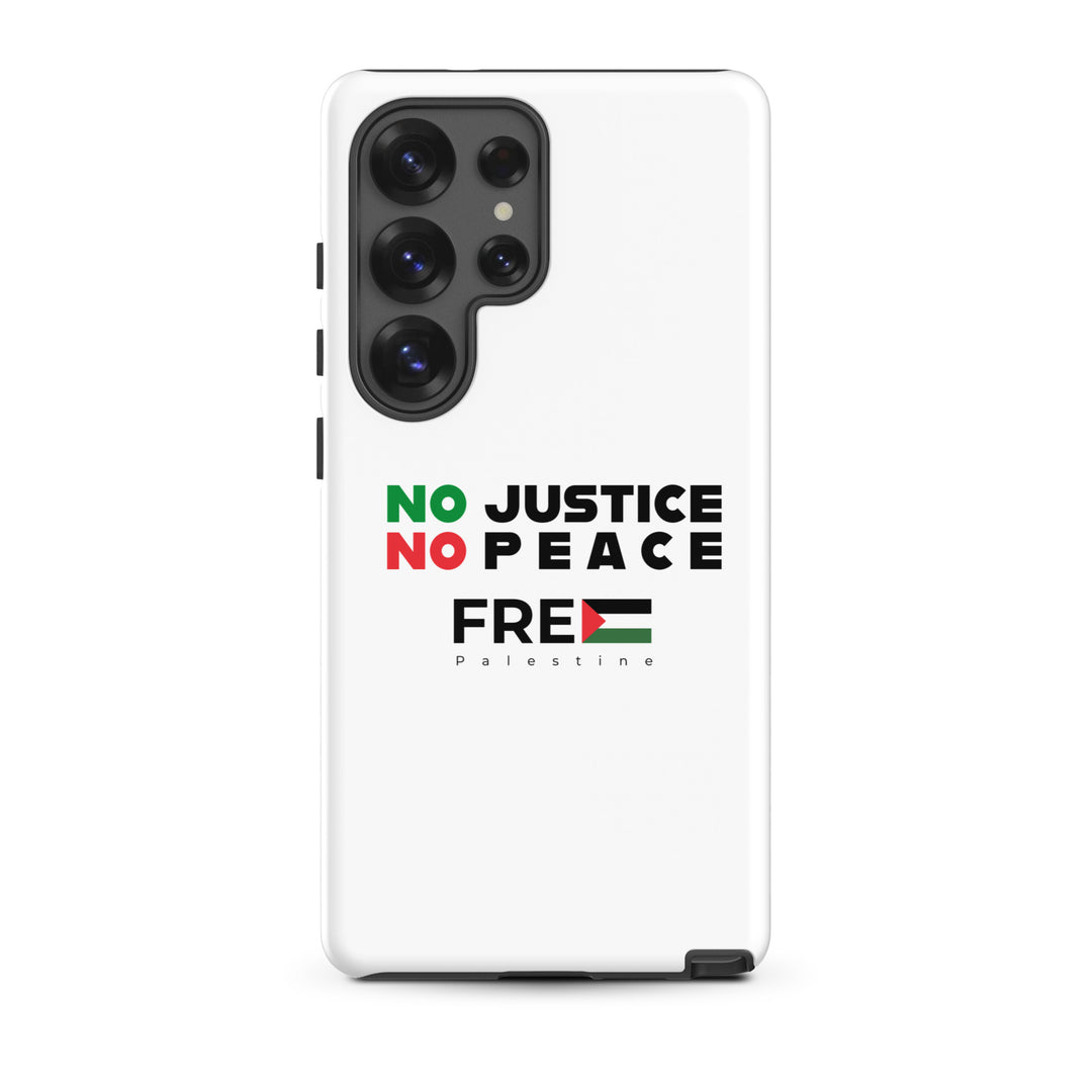 Tough Case for Samsung® - No Justice No Peace, Samsung Glossy Samsung Galaxy S25 Ultra