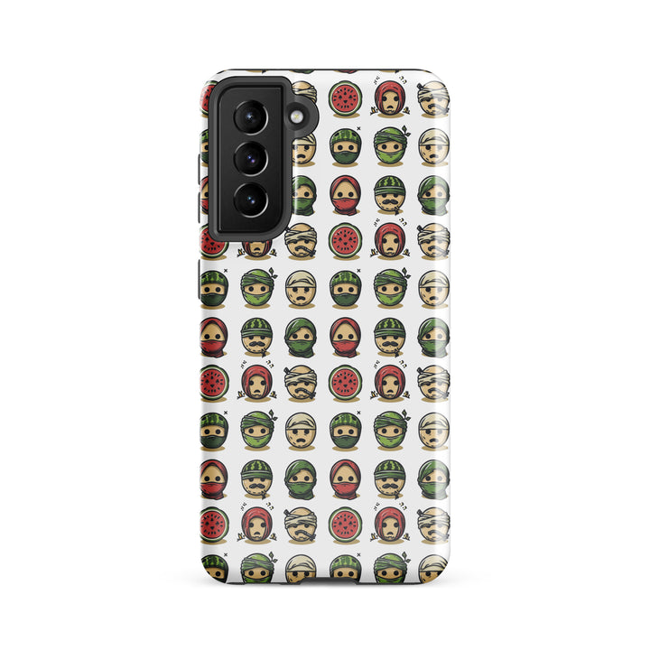 Tough case for Samsung® - Palestine Emoji, Samsung Glossy Samsung Galaxy S21 Fe
