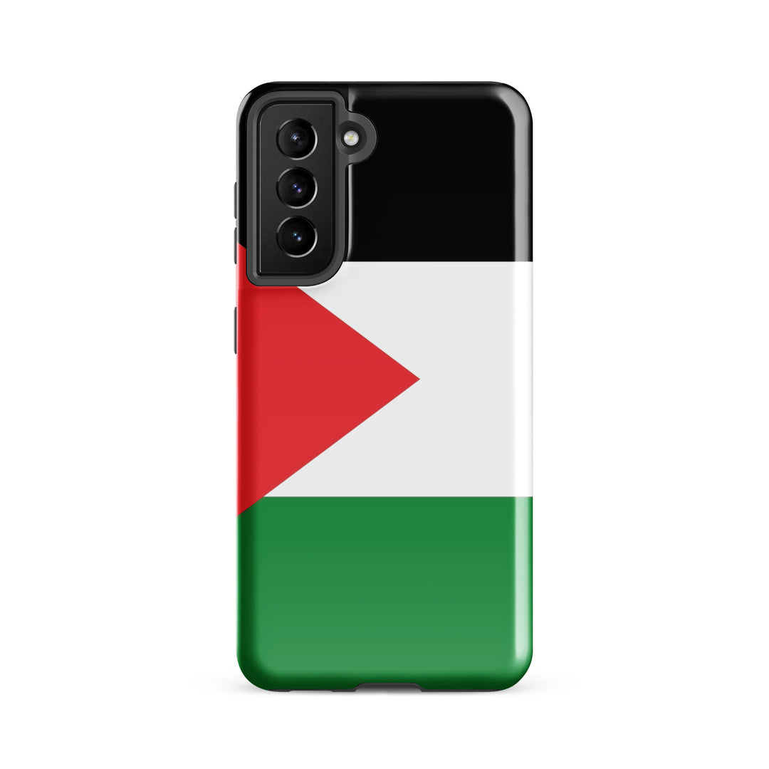 Tough case for Samsung® - Palestine Flag, Samsung Glossy Samsung Galaxy S21 Fe