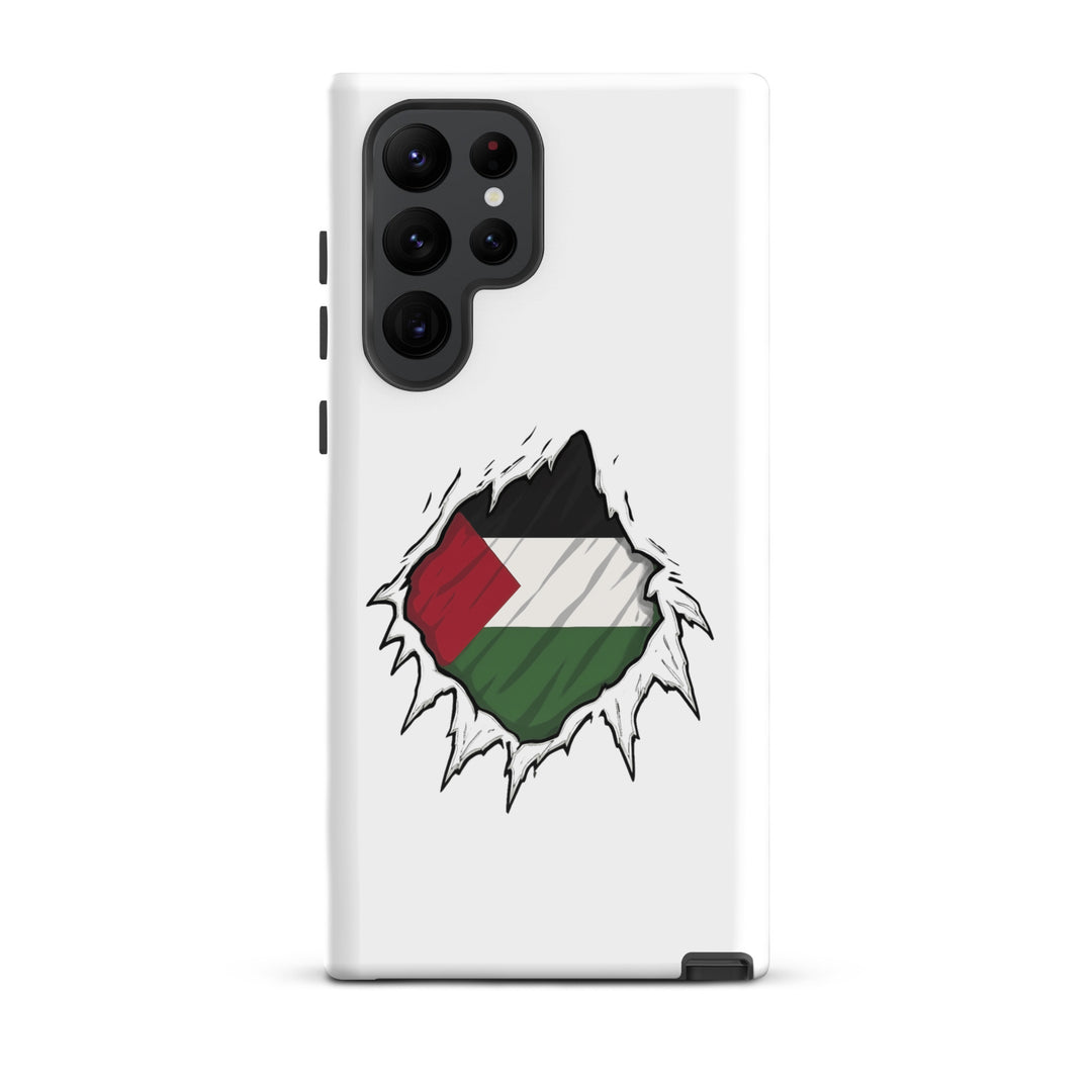 Tough Case for Samsung® - Palestine Hero, Samsung Glossy Samsung Galaxy S22 Ultra