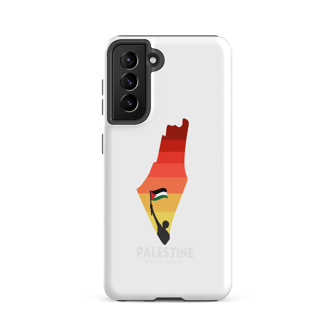 Tough case for Samsung® - Palestine Map, Samsung Glossy Samsung Galaxy S21 Fe
