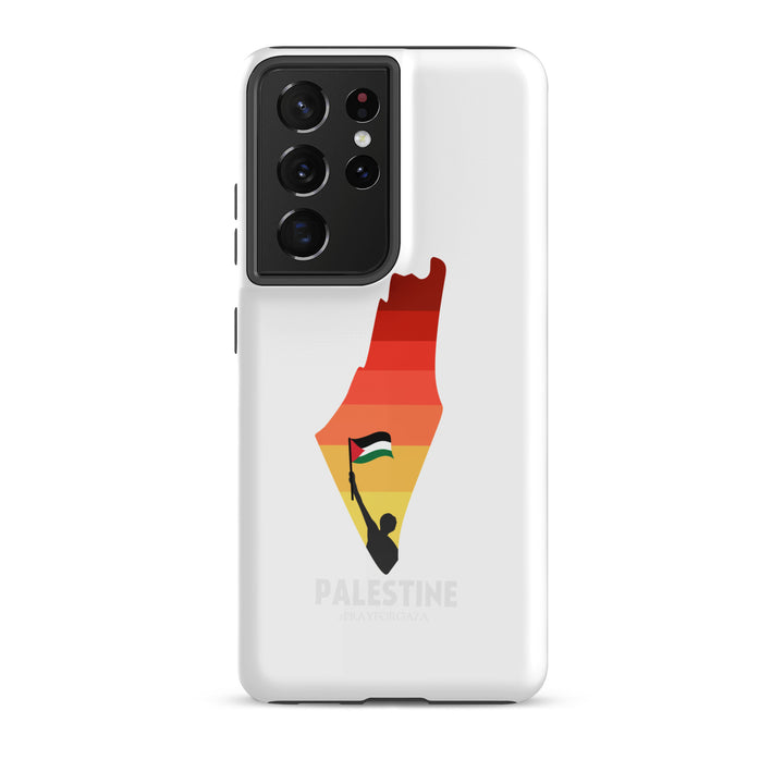 Tough case for Samsung® - Palestine Map, Samsung Glossy Samsung Galaxy S21 Ultra