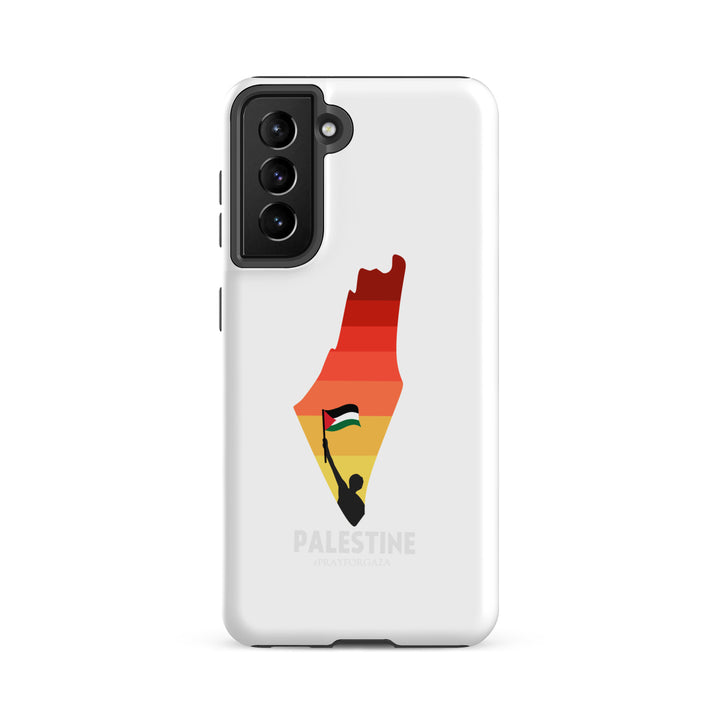 Tough case for Samsung® - Palestine Map, Samsung Matte Samsung Galaxy S21 Fe