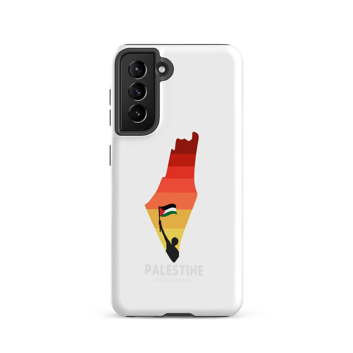 Tough case for Samsung® - Palestine Map, Samsung Matte Samsung Galaxy S21