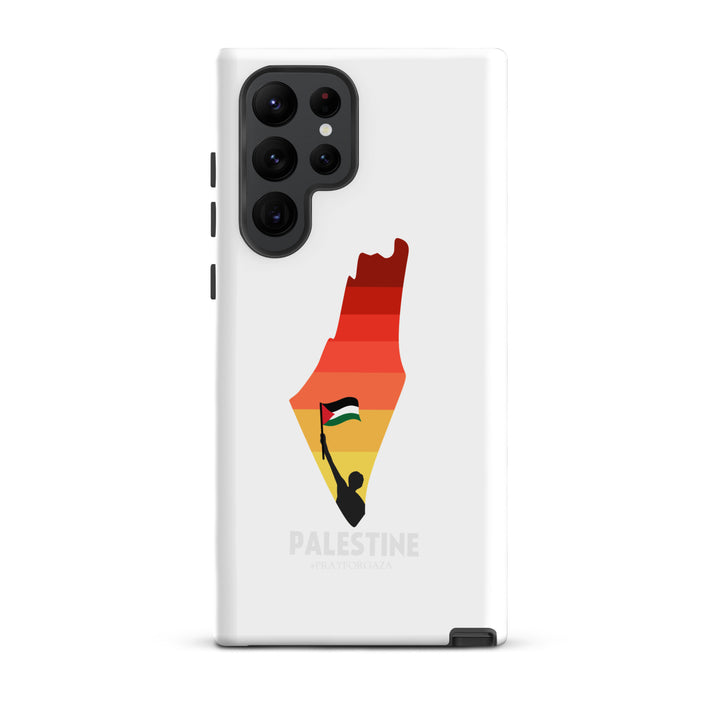 Tough case for Samsung® - Palestine Map, Samsung Matte Samsung Galaxy S22 Ultra