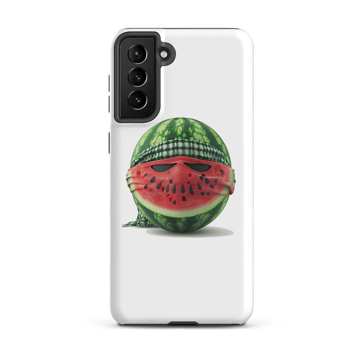 Tough case for Samsung® - Palestine Watermelon Fighter, Samsung Glossy Samsung Galaxy S21 Plus