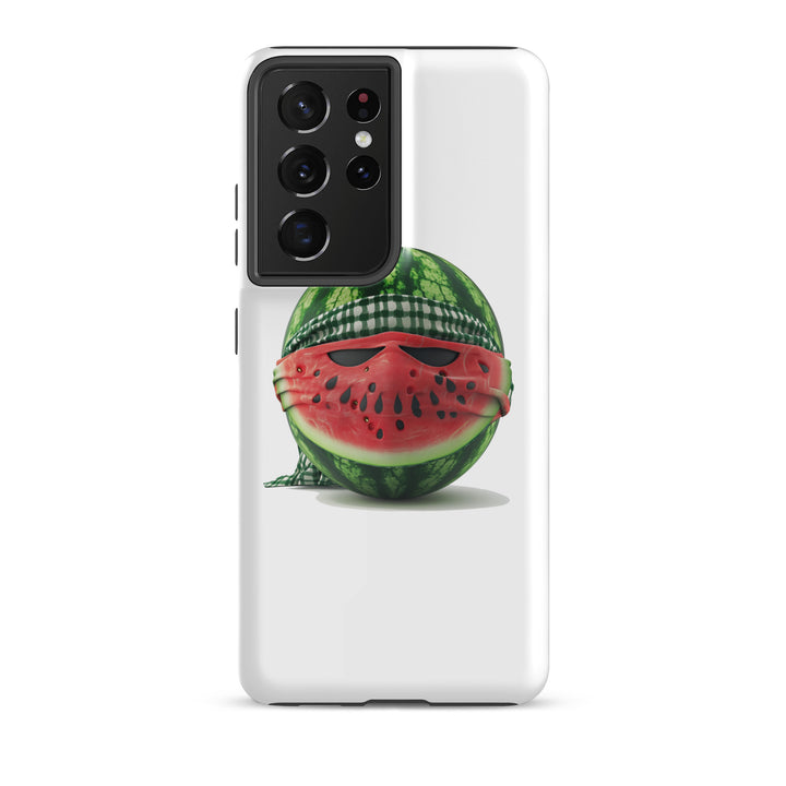 Tough case for Samsung® - Palestine Watermelon Fighter, Samsung Glossy Samsung Galaxy S21 Ultra