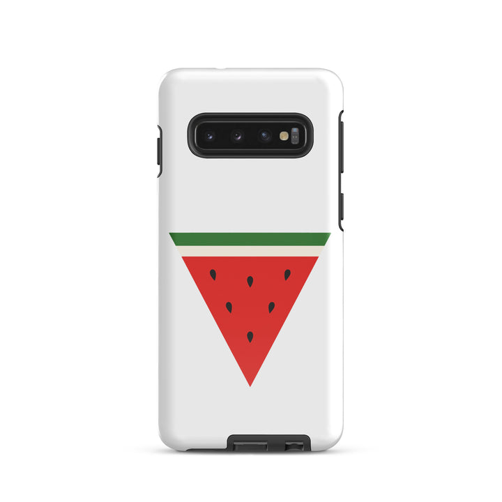 Tough case for Samsung® - Triangle Watermelon, Samsung Glossy Samsung Galaxy S10