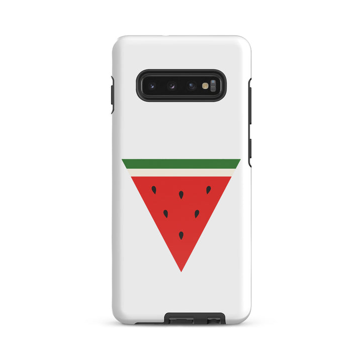 Tough case for Samsung® - Triangle Watermelon, Samsung Glossy Samsung Galaxy S10 Plus