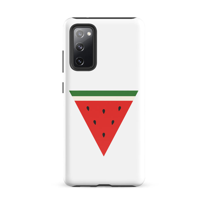 Tough case for Samsung® - Triangle Watermelon, Samsung Glossy Samsung Galaxy S20 Fe