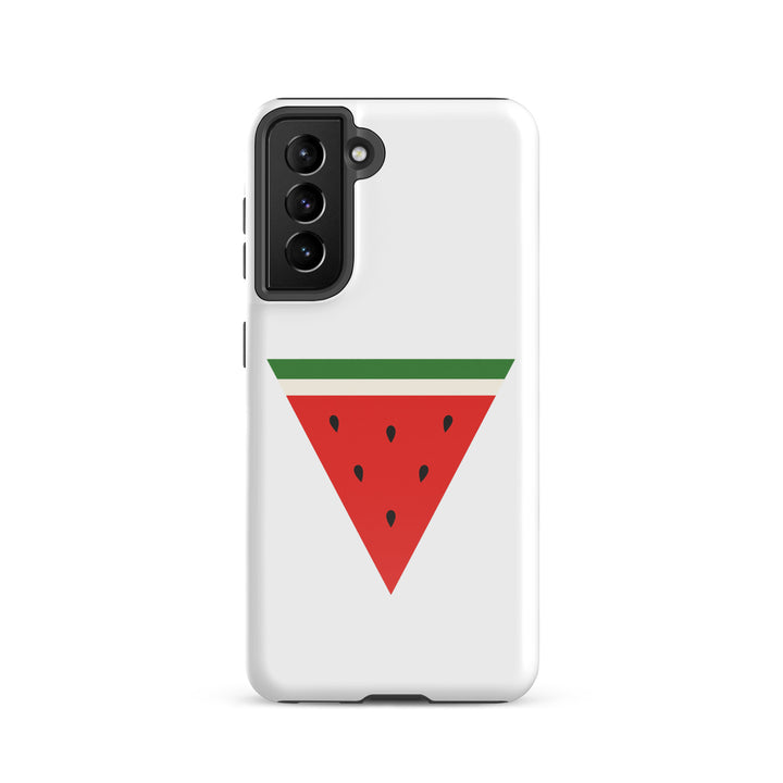 Tough case for Samsung® - Triangle Watermelon, Samsung Glossy Samsung Galaxy S21
