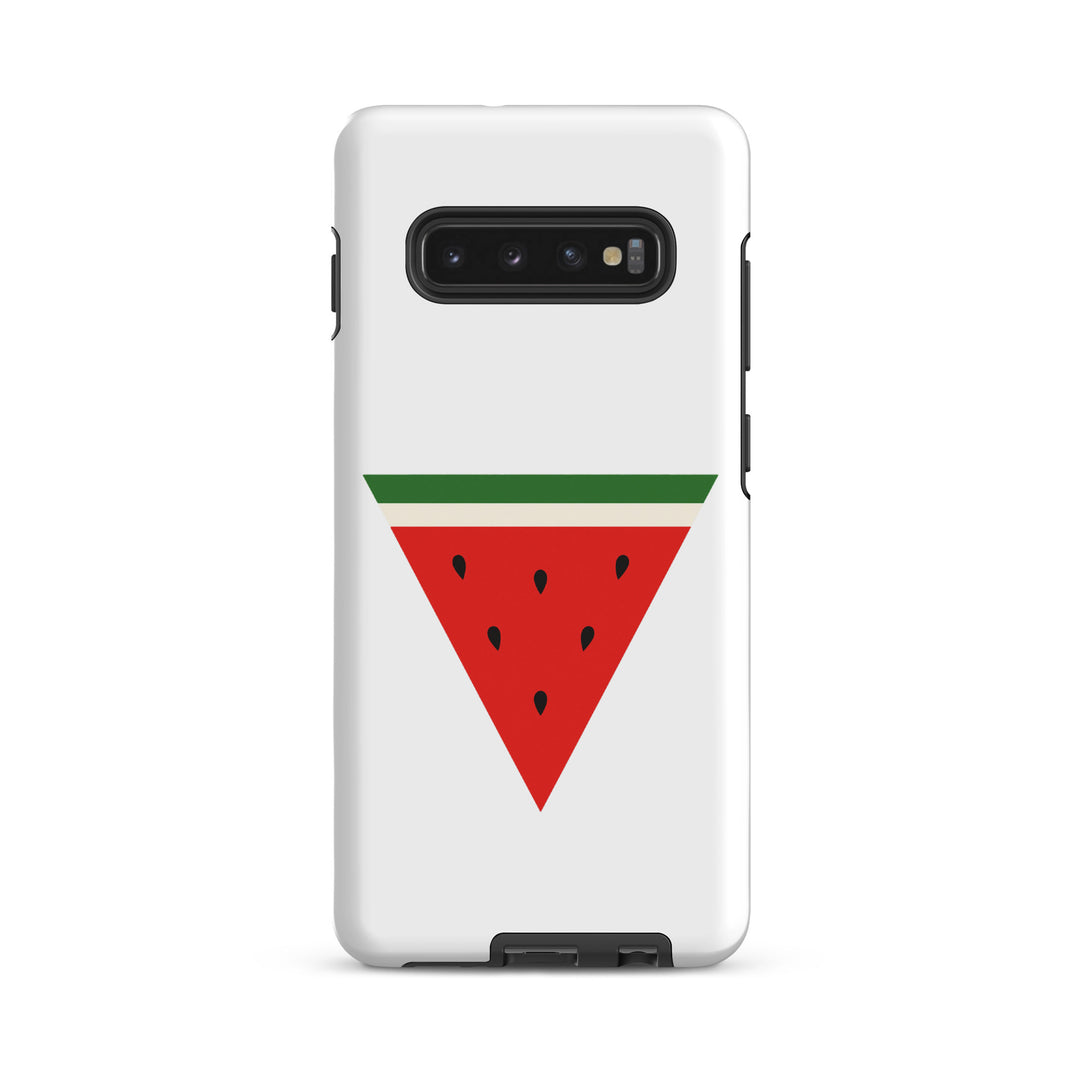 Tough case for Samsung® - Triangle Watermelon, Samsung Matte Samsung Galaxy S10 Plus