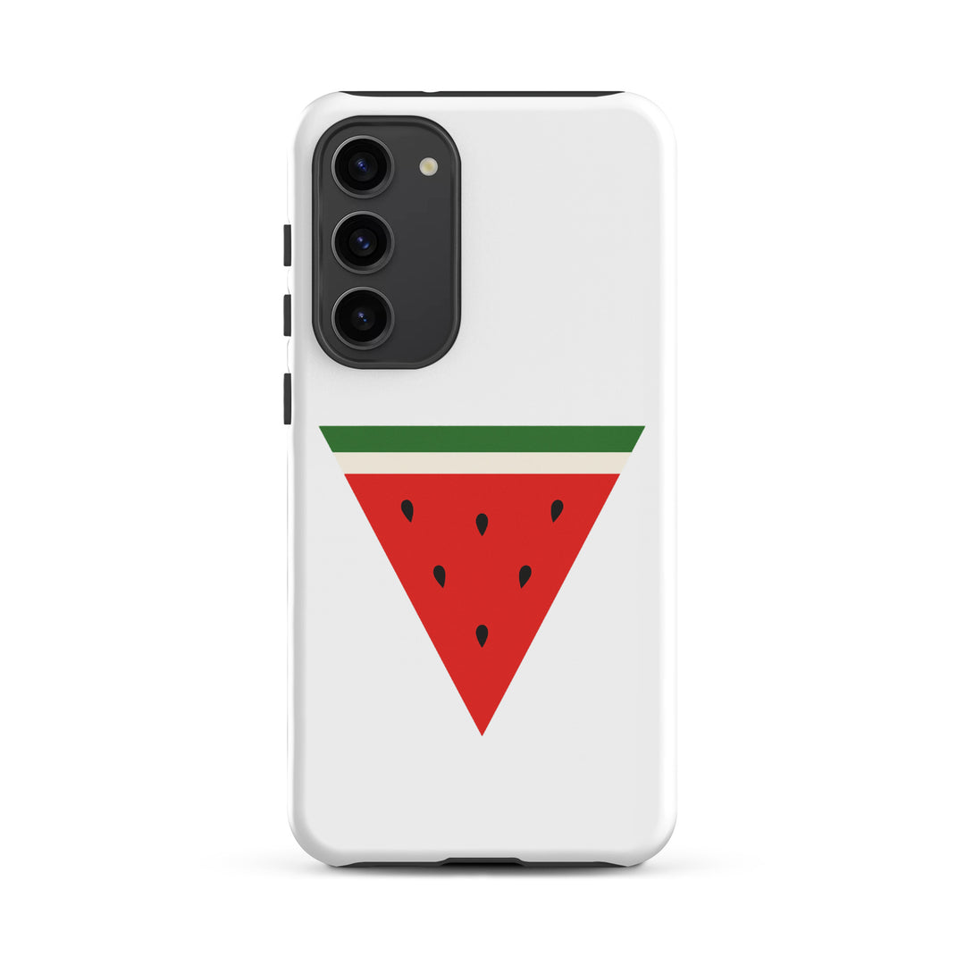 Tough case for Samsung® - Triangle Watermelon, Samsung Matte Samsung Galaxy S23 Plus