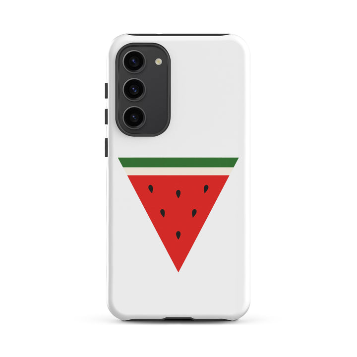 Tough case for Samsung® - Triangle Watermelon, Samsung Matte Samsung Galaxy S23 Plus