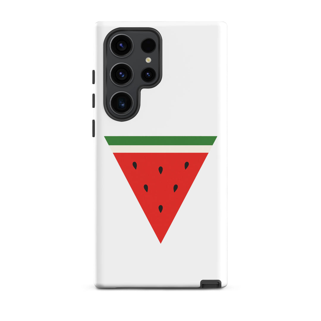 Tough case for Samsung® - Triangle Watermelon, Samsung Matte Samsung Galaxy S23 Ultra