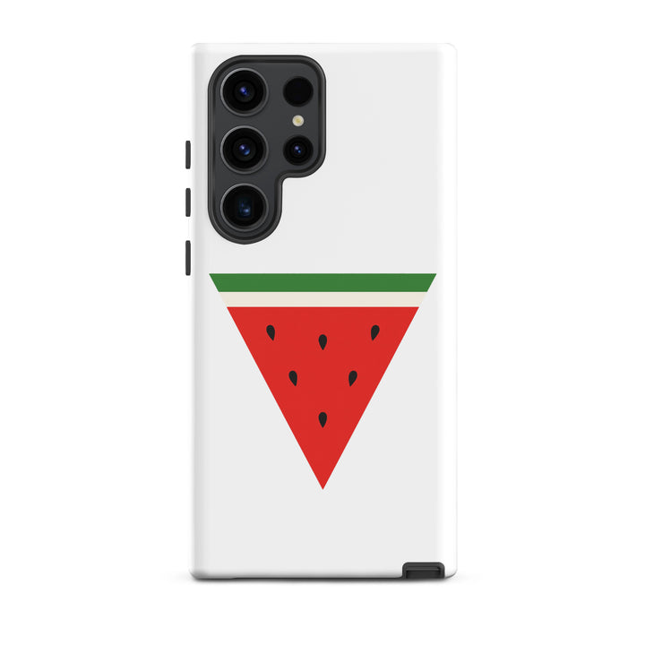 Tough case for Samsung® - Triangle Watermelon, Samsung Matte Samsung Galaxy S23 Ultra