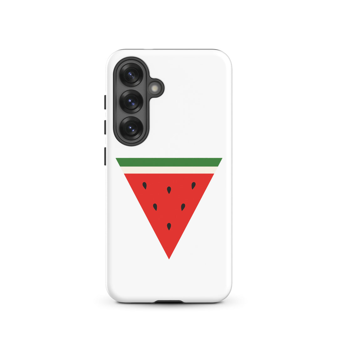 Tough case for Samsung® - Triangle Watermelon, Samsung Matte Samsung Galaxy S25