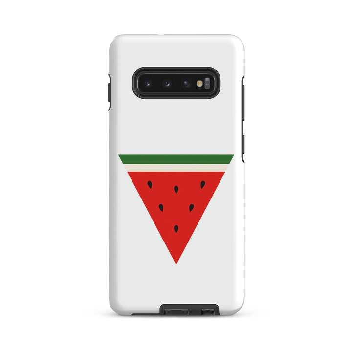Tough case for Samsung® - Triangle Watermelon, Samsung Matte Samsung Galaxy S10 Plus