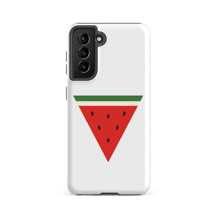 Tough case for Samsung® - Triangle Watermelon, Samsung Matte Samsung Galaxy S21 Fe