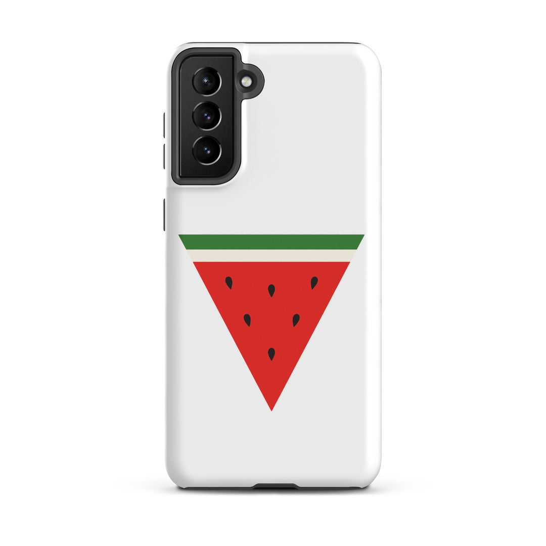 Tough case for Samsung® - Triangle Watermelon, Samsung Matte Samsung Galaxy S21 Plus