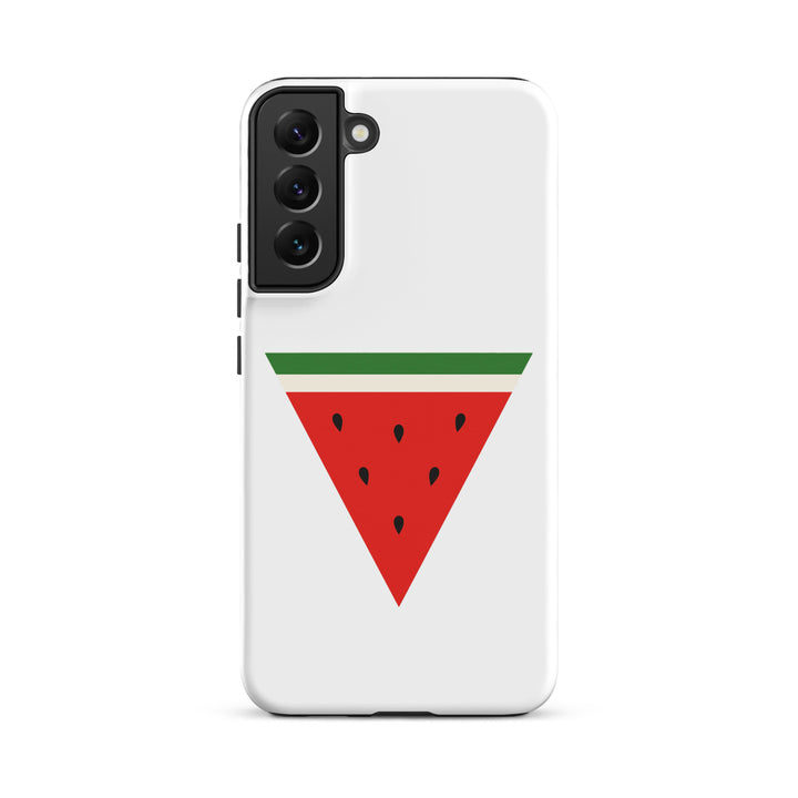 Tough case for Samsung® - Triangle Watermelon, Samsung Matte Samsung Galaxy S22 Plus