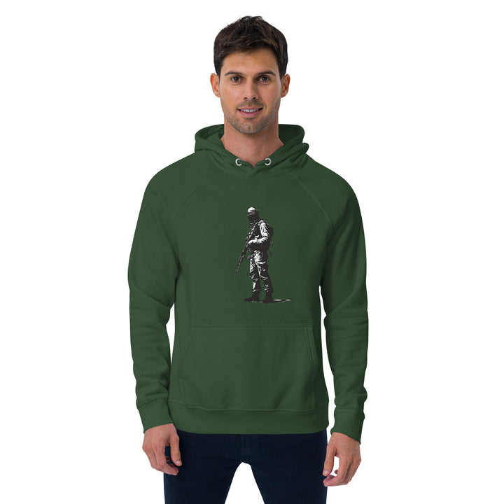 Men eco raglan hoodie | The Fighter