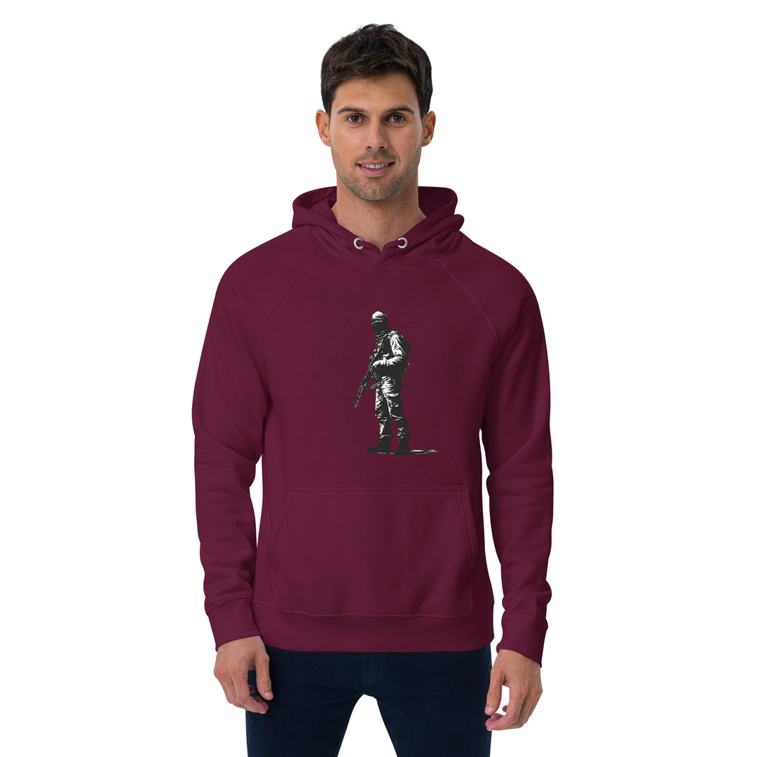 Men eco raglan hoodie | The Fighter