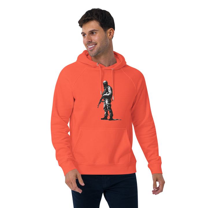 Men eco raglan hoodie | The Fighter