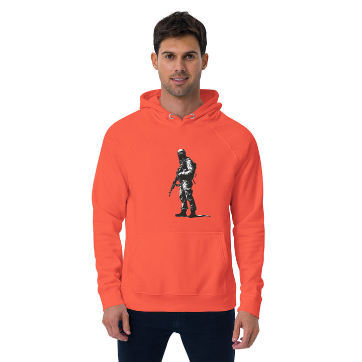 Men eco raglan hoodie | The Fighter