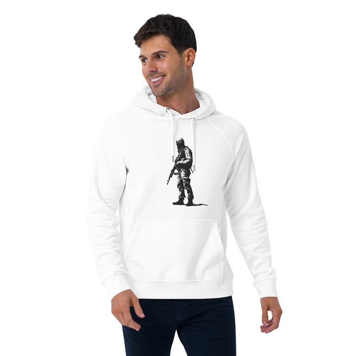 Men eco raglan hoodie | The Fighter