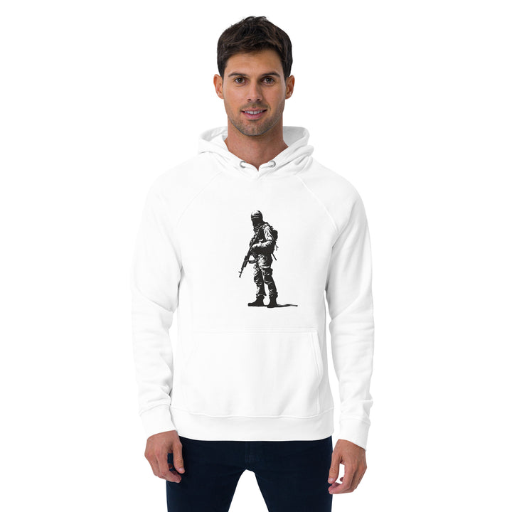 Men eco raglan hoodie | The Fighter