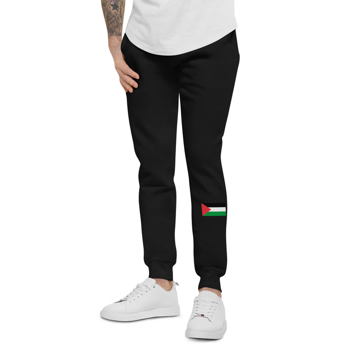 Men fleece sweatpants | Palestine Flag