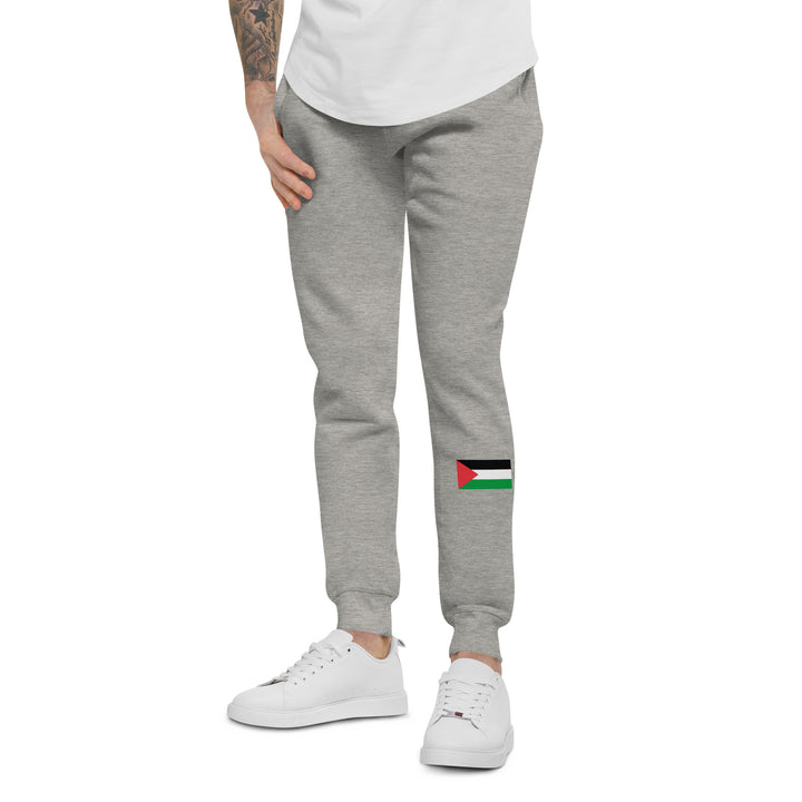 Men fleece sweatpants | Palestine Flag